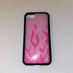 wildflower 6s case pink flame 💗 🔥